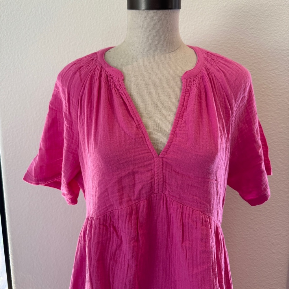 GAP Pink Midi Dress - Picture 7 of 9